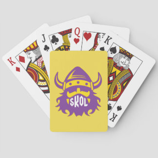 Skol Vikings Nordic Helmet Playing Cards