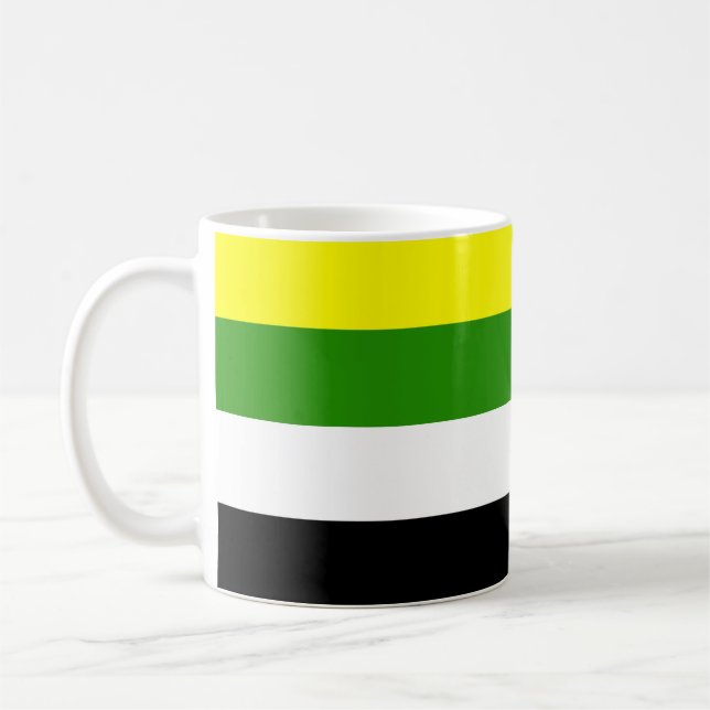 Skoliosexual Pride Flag Coffee Mug (Left)