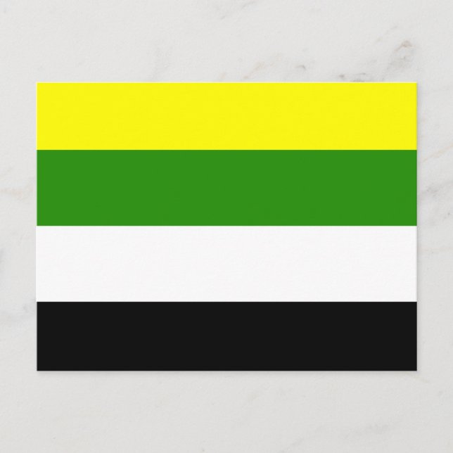 Skoliosexual Pride Flag Postcard (Front)