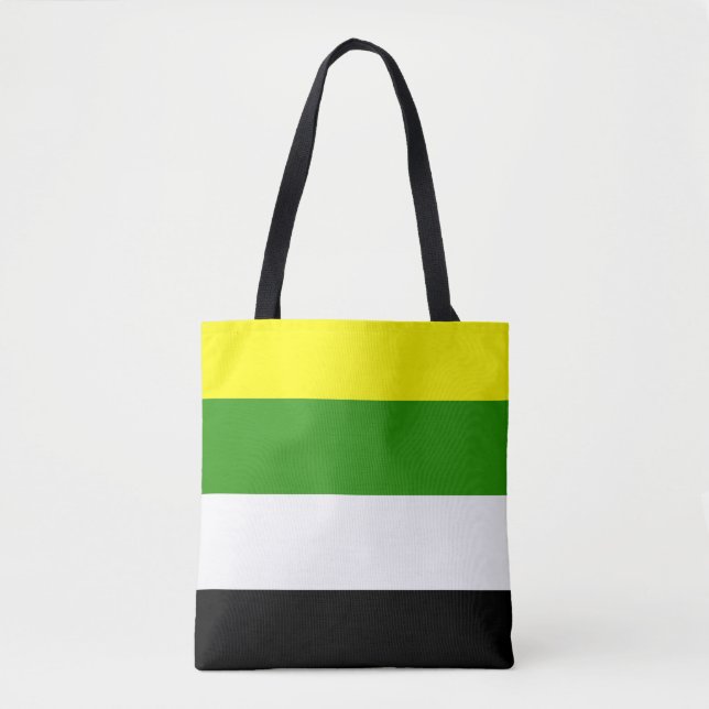 Skoliosexual Pride Flag Tote Bag (Front)