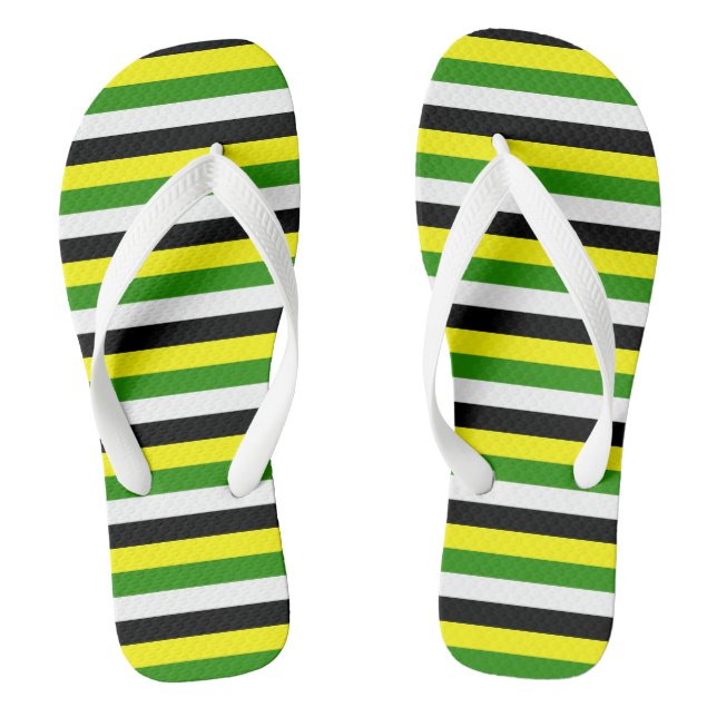 Skoliosexual Pride Flip Flops (Footbed)