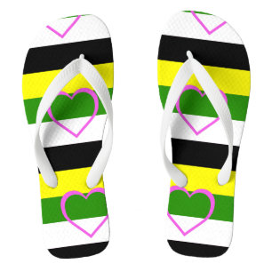 Skoliosexual Pride Flip Flops