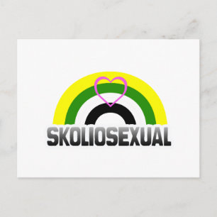 Skoliosexual Pride Postcard