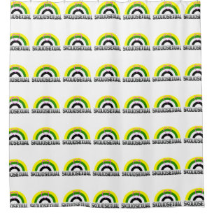 Skoliosexual Pride Shower Curtain
