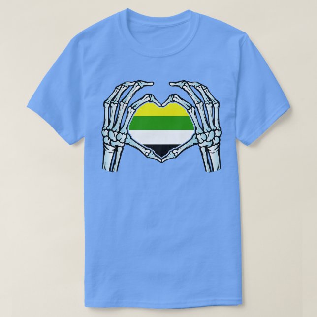Skoliseual  Gay Skeleton  Nonbinary seual Identity T-Shirt (Design Front)