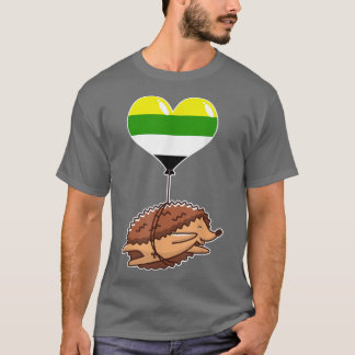Skoliseual Hedgehog seual Identity Nonbinary Lov T-Shirt