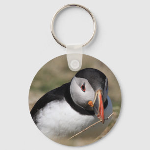 Skomer Island Puffins Key Ring