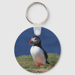 Skomer Island Puffins Key Ring