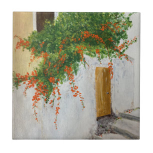 Skopelos in June Tile