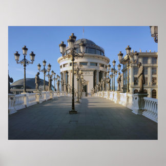 Skopje, Macedonia Poster