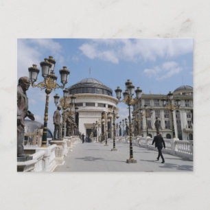 Skopje, North Macedonia Postcard