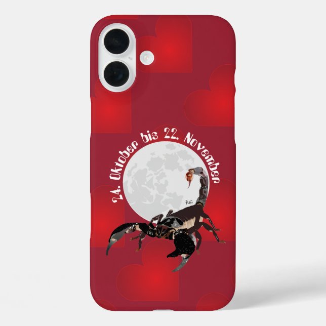 Skorpion 24. Okt. - 22. Nov. Apple iPhone Hülle Case-Mate iPhone Case (Back)