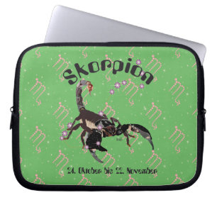 Skorpion 24. Okt. - 22. Nov. Laptop Schutzhülle Sleeve