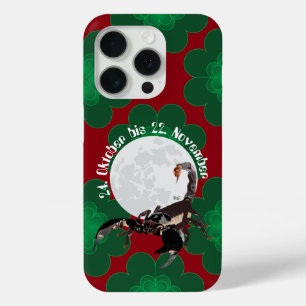 Skorpion 24. Okt. bis 22. Nov. iPhone Hülle 15 Pro Case