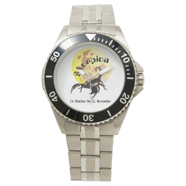 Skorpion 24. Oktober bis 22. November Uhr Watch (Front)