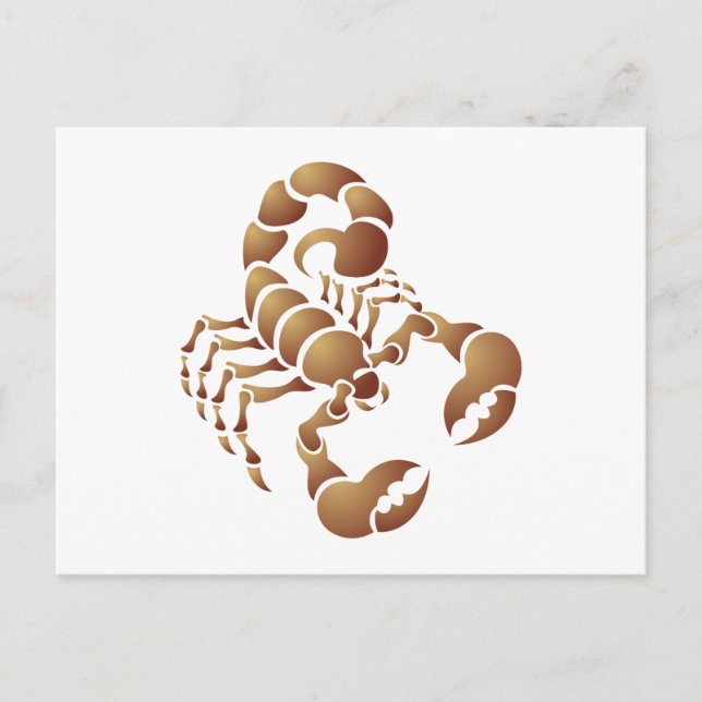 Skorpion scorpion postcard (Front)