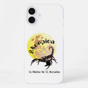 Skorpion - Sternzeichen iPhone Hülle 16 Plus Case