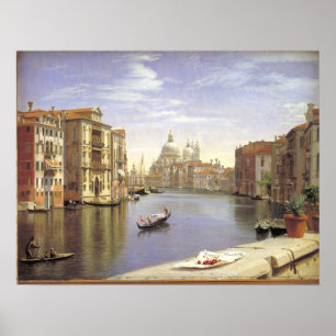 Skovgaard's View of the Grand Canal, Venice Poster