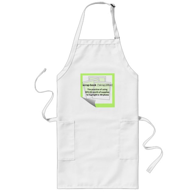 Skrap-book Long Apron (Front)