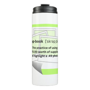 Skrap-book Thermal Tumbler