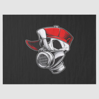 Skul Mask Baseball Cap Graffiti Boy Awesome Tissue Paper