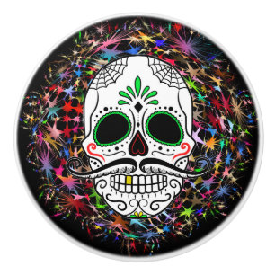 Skull20170396 Ceramic Knob