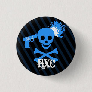 Skull 3 Cm Round Badge