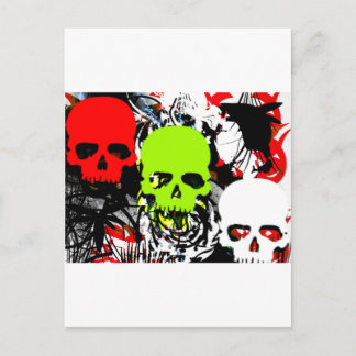 skull 3 postcard