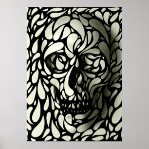 Skull 4 poster