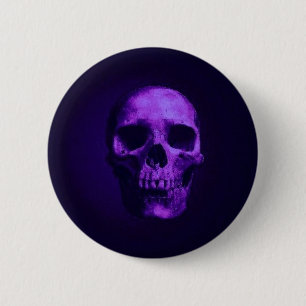 Skull 6 Cm Round Badge