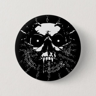 Skull 6 Cm Round Badge