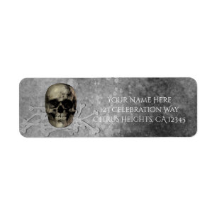 Skull & a pile of Bones Halloween Gothic Party