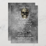 Skull & a pile of Bones Halloween Party Invitation<br><div class="desc">Skull & a pile of Bones Halloween Party Invitation</div>