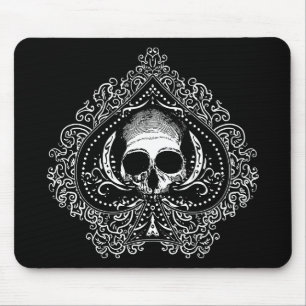 Skull Ace of Spades Mouse Mat