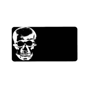 Skull Address Label
