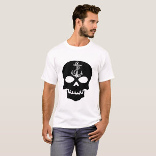 Skull anchor shirt lighthouse route Nautical shirt