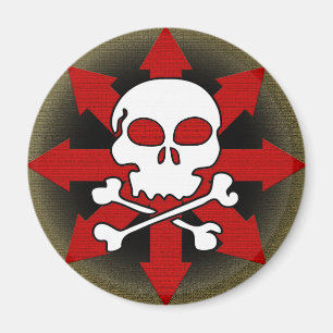 Skull and Arrows Magnet