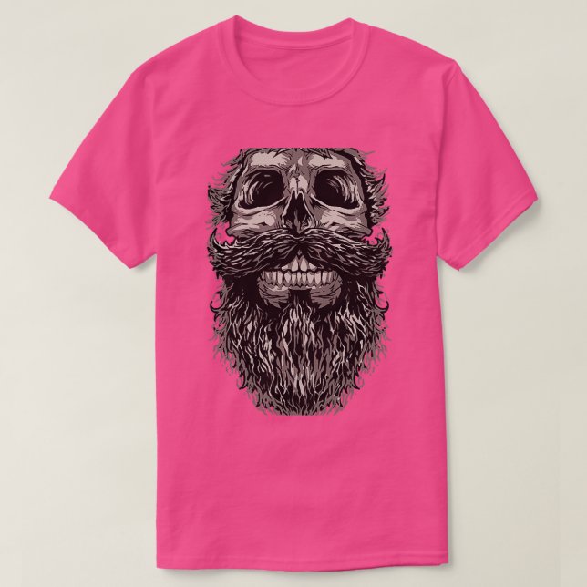 Skull and beard T-Shirt (Design Front)