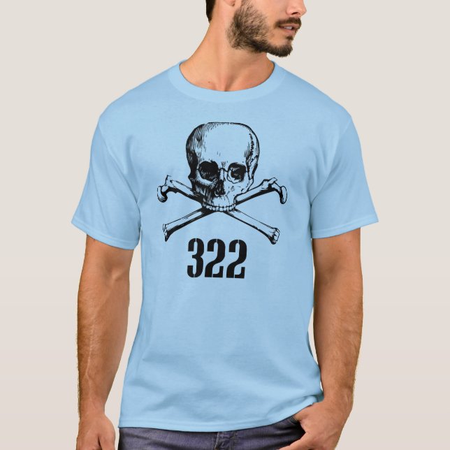 Skull and Bones 322 T-Shirt (Front)