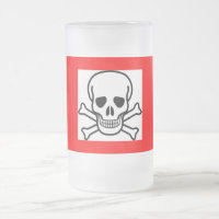 skull and bones Beer mug