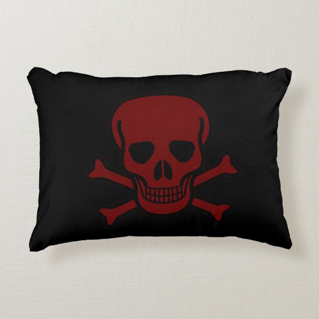 Skull and Bones Decorative Cushion (Front)