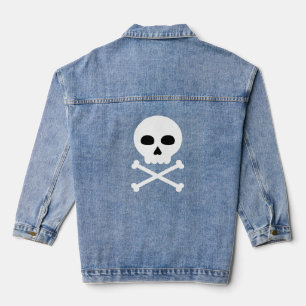 Skull and Bones Denim Jacket
