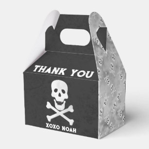 Skull and Bones Halloween Birthday Favour Box
