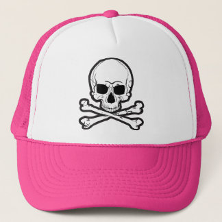 skull-and-bones-Hat Trucker Hat