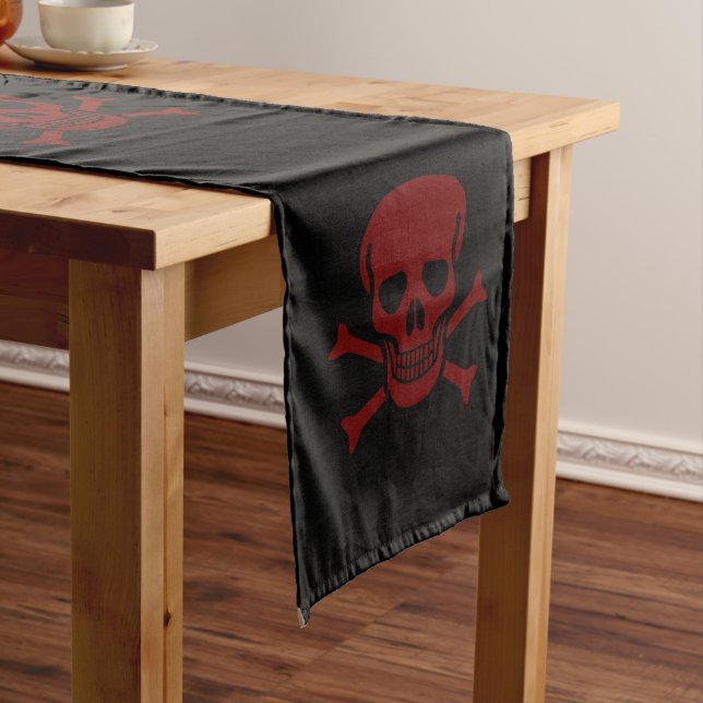 Skull and Bones Long Table Runner (In Situ)