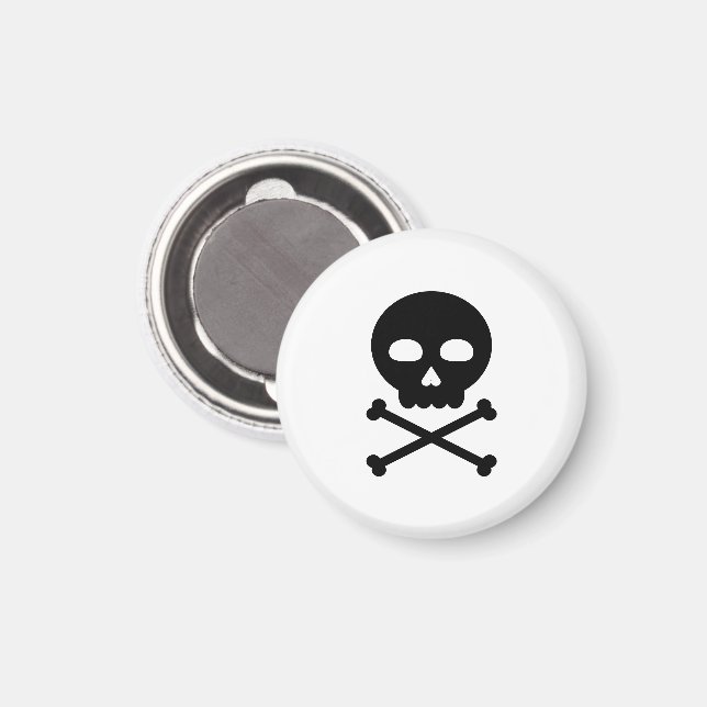 Skull and Bones Magnet (Front/Back)