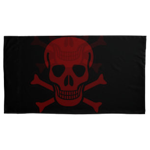 Skull and Bones Pillowcase