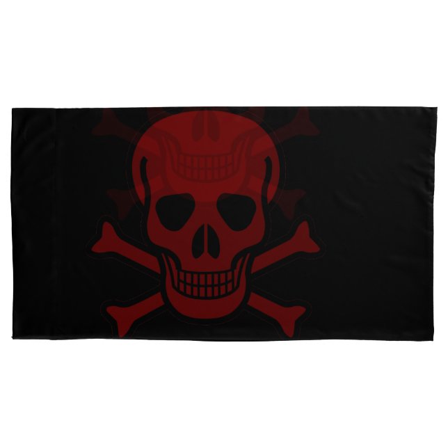 Skull and Bones Pillowcase (Front-Left)