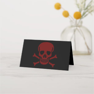 Skull and Bones Place Card