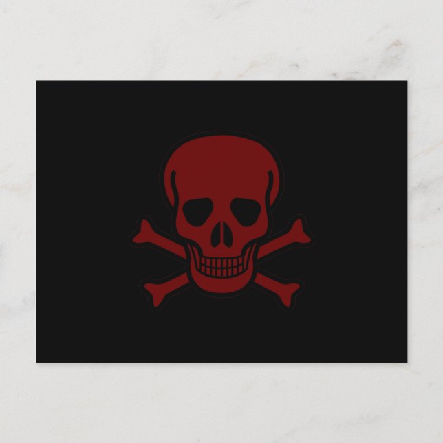 Skull and Bones Postcard (Front)